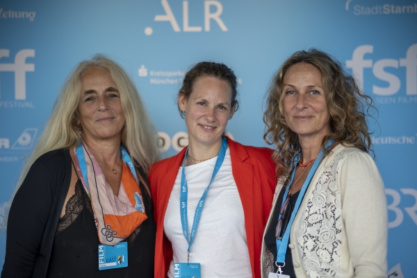 Produzentin Irene Höfer, Moderatorin Eva Bauriedl, Regisseurin & Drehbuchautorin Sabine Lidl (© Pavel Broz)