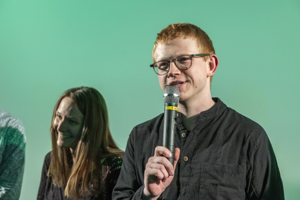 Tanja Schmidbauer (Produktion & Verleih), Sebastian Husak (Regie: BUBBLES) (© Pavel Broz)