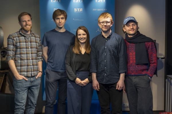 Nikolai Huber (Kamera: BUBBLES), Johannes Nussbaum (Schauspieler: BUBBLES), Sebastian Husak (Regie: BUBBLES)(© Jörg Reuther)