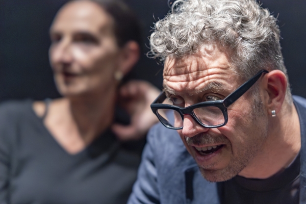 Julia Albrecht (Regie: FRIENDLY FIRE), Klaus Fried (Regie: FREINDLY FIRE) (© Jörg Reuther)